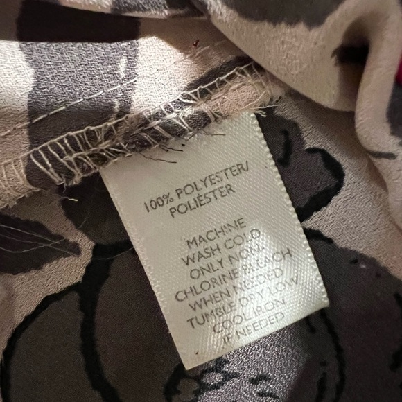 Loft Women's Size small Pink Floral Long Sleeve Shirt - Picture 5 of 6